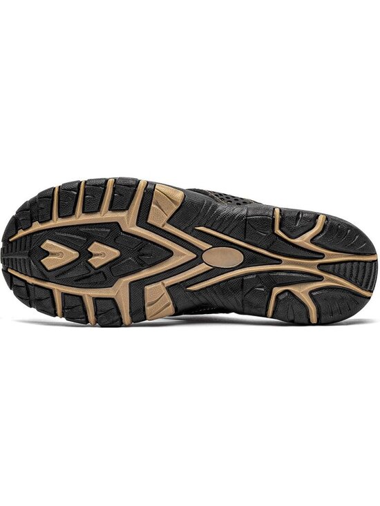 Men\'s Black Sport Flip Flops Comfort Outdoor Rubber Casual Thong Sandal Shoes